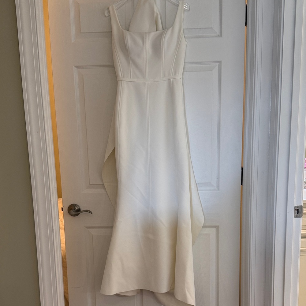 Jane Hill Elegant White Wedding Dress